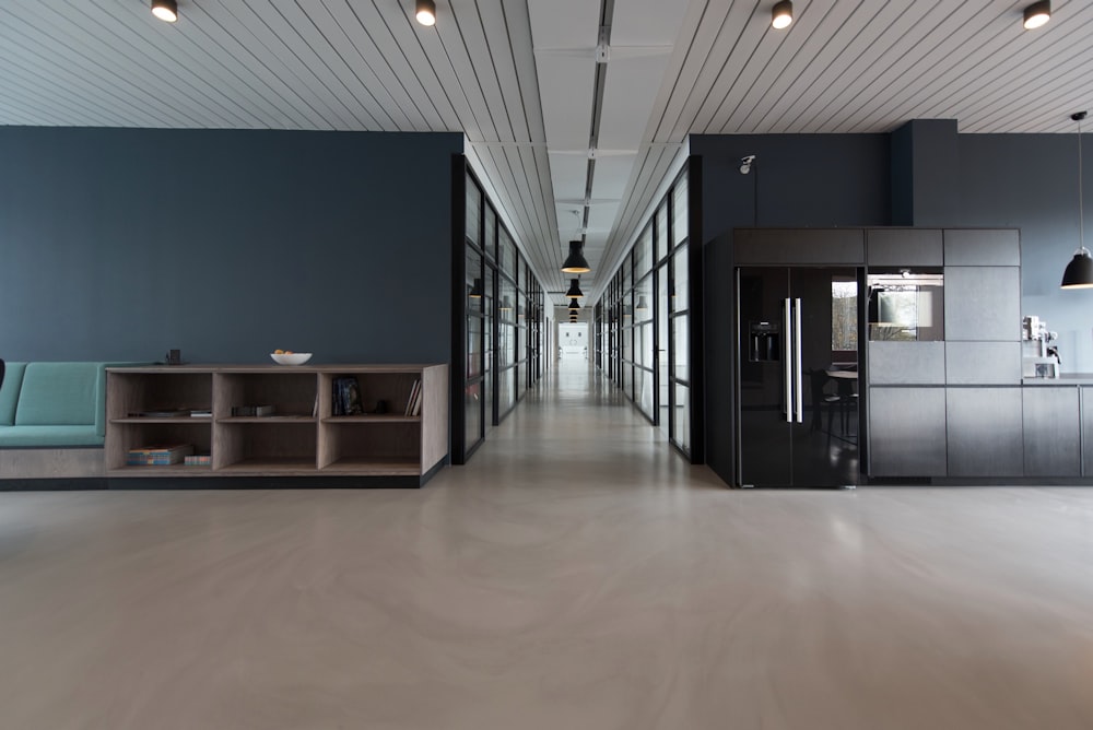 Modern office workspace with laptop and paperwork for document workflows
